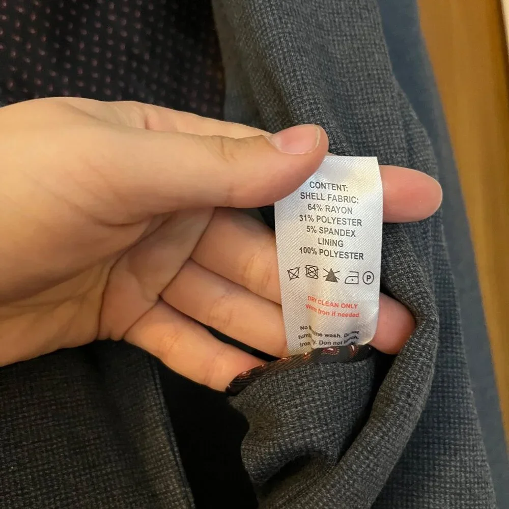 7 Diamonds Newport Blazer 2 Button Navy Mens Size XL - Picture 4 of 6